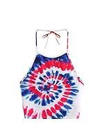 Algopix Similar Product 9 - Romwe Womens Sexy Spiral Tie Dye