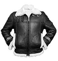 Algopix Similar Product 13 - IIIFashions Mens B3 Fur Shearling