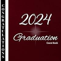 Algopix Similar Product 13 - Graduation Guest Book Class of 2024