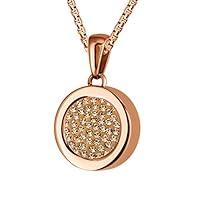 Algopix Similar Product 10 - Quiges Rose Gold Stainless Steel 12mm
