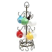 Algopix Similar Product 17 - MyGift 8Hook Tabletop Brushed Bronze