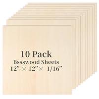 Algopix Similar Product 12 - Balsa Wood Sheet 10 Pack Plywood
