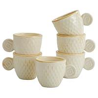 Algopix Similar Product 4 - WE collection Vintage Espresso Cups Set