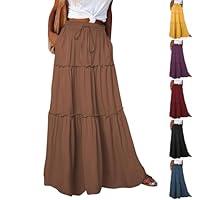 Algopix Similar Product 19 - Tiered Maxi Skirts for Women Trendy