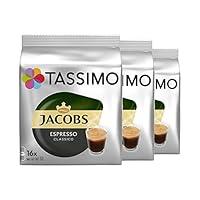 Algopix Similar Product 6 - Tassimo Jacobs Espresso Pack of 3 3 x