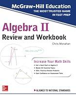 Algopix Similar Product 18 - McGrawHill Education Algebra II Review