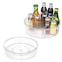 Algopix Similar Product 15 - 2 Pack Puricon Clear Lazy Susan