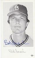 Algopix Similar Product 2 - Signed Team Issued Postcard Bob Forsch