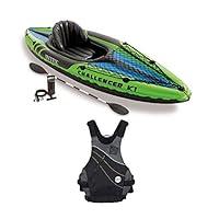Algopix Similar Product 3 - Intex Challenger Sporty Kayak Set  NRS