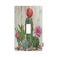 Algopix Similar Product 7 - Pznen Watercolor Cactus Single Toggle