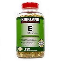 Algopix Similar Product 5 - Kirkland Signature Vitamin E 400 IU