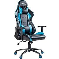 Algopix Similar Product 6 - Merax Blue Gaming Racing Style High