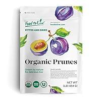 Algopix Similar Product 6 - Food to Live Organic Pitted Prunes 1