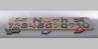 Algopix Similar Product 14 - Name Puzzle with Numbers by J and P