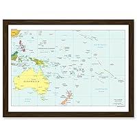 Algopix Similar Product 15 - Map Of Oceania Australia New Zealand