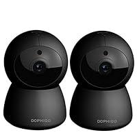 Algopix Similar Product 5 - DophiGo Set of 2 1080P HD Dome 360