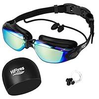 Algopix Similar Product 11 - Swim Goggles with Cap HiFives 4 in 1
