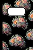 Algopix Similar Product 3 - Anatomical Floral Brain Lined Notebook