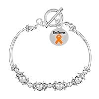 Algopix Similar Product 7 - Fundraising For A Cause Orange Ribbon