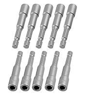 Algopix Similar Product 9 - Sourcingmap 10 Pcs 14 Shank 55mm Hex