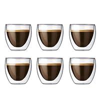 Algopix Similar Product 8 - Bodum Pavina Double Wall Clear Espresso