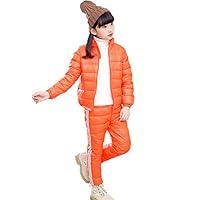 Algopix Similar Product 13 - DAZISEN Kids Winter Snowsuit  2 Piece