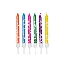 Algopix Similar Product 13 - Stars Candles MultiColoured with