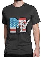 Algopix Similar Product 16 - MTV Mens' T-Shirt Large Gray