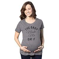 Algopix Similar Product 1 - Maternity The Baby Made Me Eat It Funny