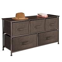 Algopix Similar Product 15 - mDesign Large Steel FrameWood Top Wide