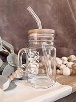 Algopix Similar Product 4 - Personalized Mason Jar Coffee Cup with