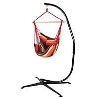 Algopix Similar Product 7 - Sunnydaze Hanging Rope Hammock Chair