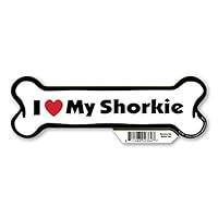 Algopix Similar Product 7 - I (Heart) Love My Shorkie Bone Magnet