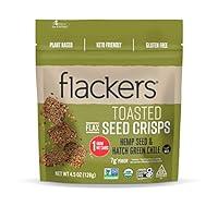 Algopix Similar Product 19 - Flackers Organic Toasted Seed Crisps