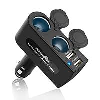 Algopix Similar Product 13 - Rocketek 2Socket Car Splitter