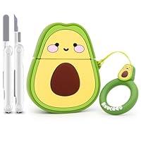 Algopix Similar Product 7 - Dumkery Cute Airpods Case Avocado