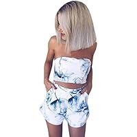 Algopix Similar Product 4 - Women Rompers Chiffon Floral Print Crop