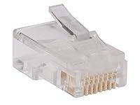 Algopix Similar Product 3 - TRIPP LITE 100 Pack RJ45 Plugs Round