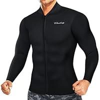 Algopix Similar Product 8 - CtriLady Mens Neoprene Wetsuit Jacket