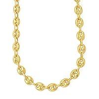 Algopix Similar Product 4 - 14k Yellow Gold Mariner Link Chain Mens