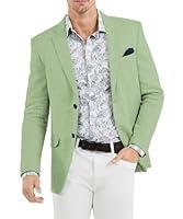 Algopix Similar Product 10 - Mens Linen Blazer Lightweight Business