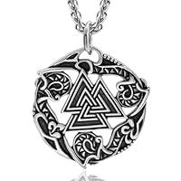 Algopix Similar Product 15 - Hoyazvet Viking Necklace for Men