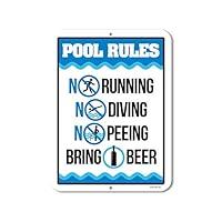 Algopix Similar Product 4 - Honey Dew Gifts Funny Pool Sign Pool