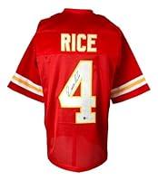 Algopix Similar Product 6 - Rashee Rice Kansas City Signed Red