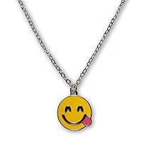Algopix Similar Product 9 - I EM JI Emoji Silver Chain Pendant