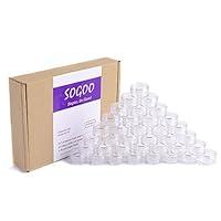Algopix Similar Product 14 - 60 PCs 5 Gram Empty Plastic Cosmetic