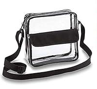 Algopix Similar Product 11 - Clear Crossbody Messenger Shoulder Bag