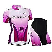 Algopix Similar Product 1 - sponeed Womens Cycle Jersey Bike