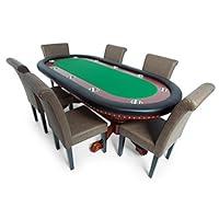 Algopix Similar Product 11 - BBO Poker Rockwell Poker Table for 10