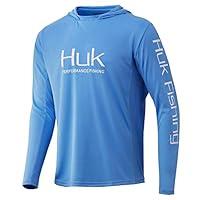 Algopix Similar Product 1 - Huk Mens Icon X Hoodie  Fishing Shirt
